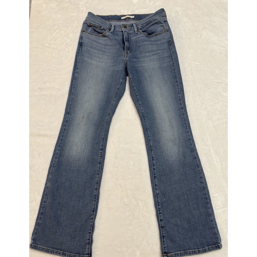 Levis Womens Jeans W30 L32 Vintage Classic Bootcut Mid Rise Stretch Denim